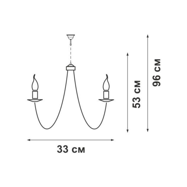 Подвесная люстра Vitaluce V1339/3