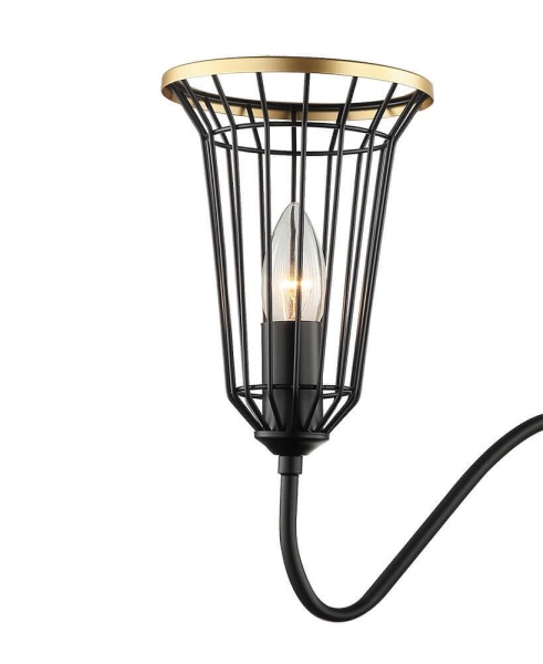 Подвесная люстра Lumien Hall Блис 4016/3P-BK-GD