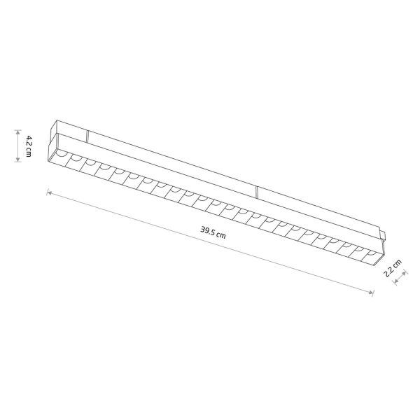 Трековый магнитный светильник Nowodvorski Focus Led White 11630
