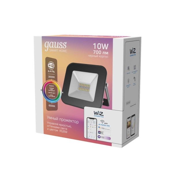 Прожектор светодиодный Gauss 10W 3550132
