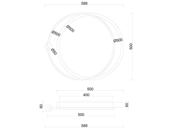 Потолочный светодиодный светильник Arte Lamp Alsafi A2657PL-1WH