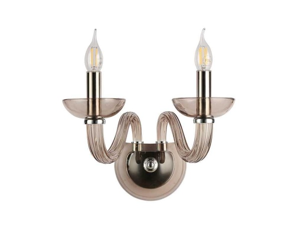 Бра Newport 8642/A chrome coffee М0071703