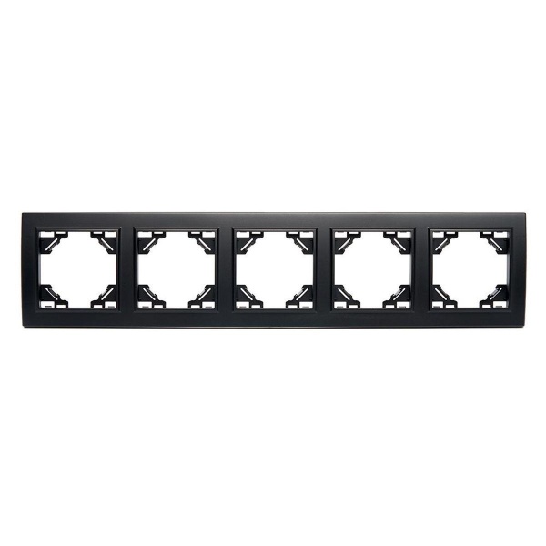 Рамка 5-постовая Stekker Эрна черный PFR00-9005-03 39622