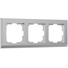 Рамка на 3 поста Werkel Stark серебряный W0031806 4690389161858