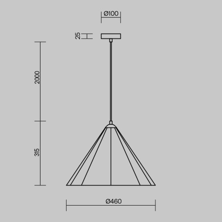 Подвесной светильник Freya Felt Acoustic FR5479PL-01W