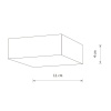 Потолочный cветильник Nowodvorski Lid Square Led Black 10424