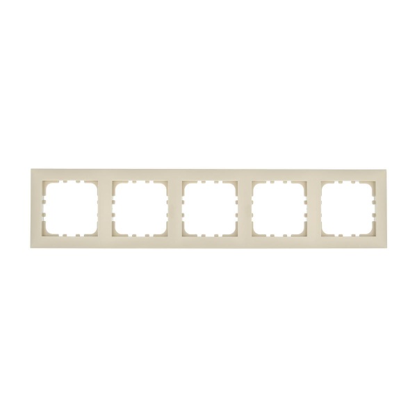 Рамка LK Studio 5-постовая (бежевый) LK60 864501-1