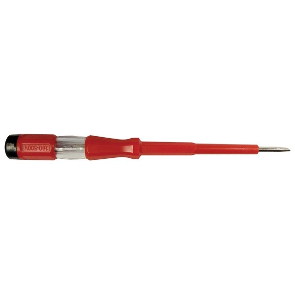 Тестер напряжения Stekker TST500-1 контактный 100-500V, 4*190 мм, красный 32861