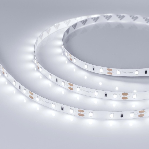 Светодиодная лента Arlight 4,8W/m 60LED/m 2835SMD холодный белый 5M 010522(2)
