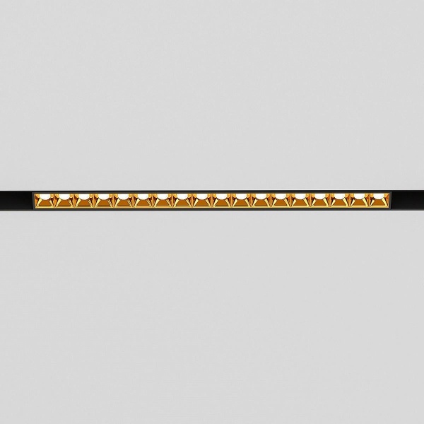 Трековый светодиодный светильник Elektrostandard Slim Magnetic Artas 85104/01 черный/золото a064530