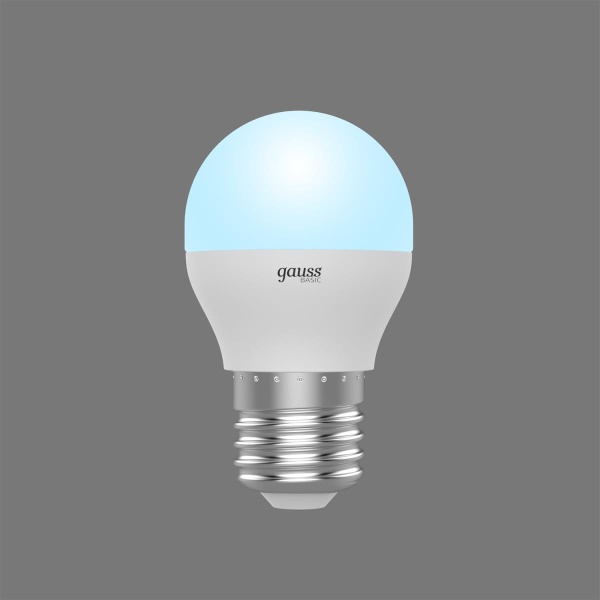 Лампа светодиодная Gauss E27 7,5W 4100К матовая 1053228