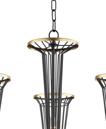 Подвесная люстра Lumien Hall Блис 4016/3P-BK-GD