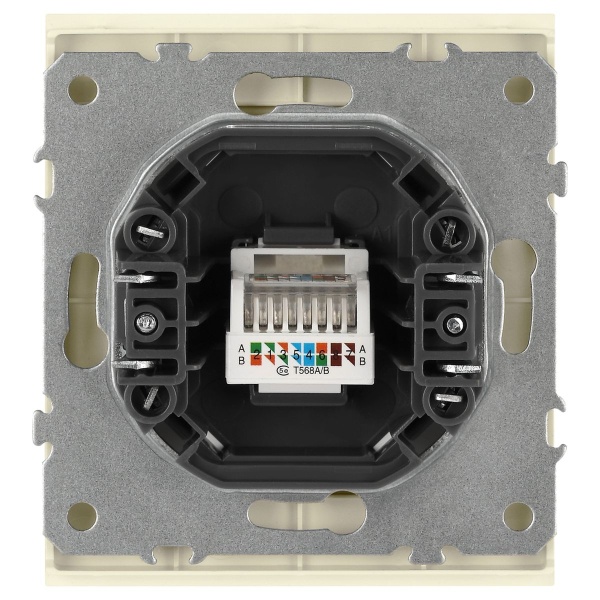Розетка ЭРА Arktik 16-3107-02 информационная RJ45 слоновая кость Б0070475