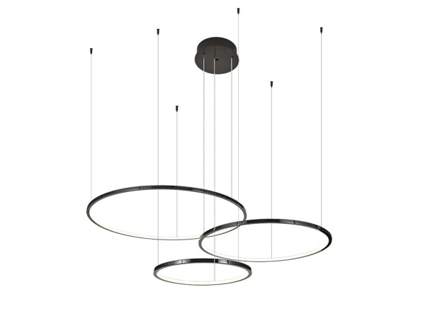 Подвесной светодиодный светильник Newport Loren 15103/S black glossy М0068827