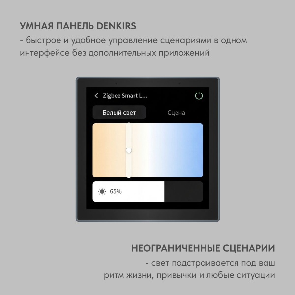 Панель управления Denkirs Control DK7405-BK