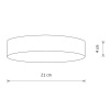 Потолочный cветильник Nowodvorski Lid Round Led White 10413