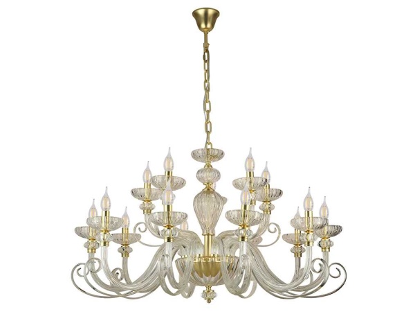 Подвесная люстра Newport 8620+5/C mat.soft gold clear М0071529