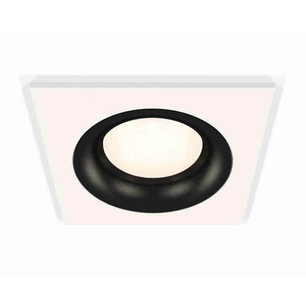 Комплект встраиваемого светильника Ambrella light Techno Spot XC7631002 SWH/PBK белый песок/черный полированный (C7631, N7011)