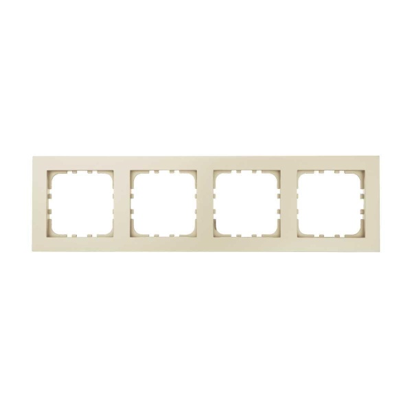 Рамка 4-постовая LK Studio (бежевый матовый) LK80 FLAT, 844402-1