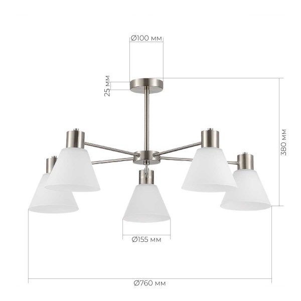 Потолочный светильник Evoluce ARKI SLE1561-103-05