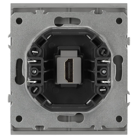 Розетка ЭРА Arktik 16-3114-03 HDMI алюминий Б0070506