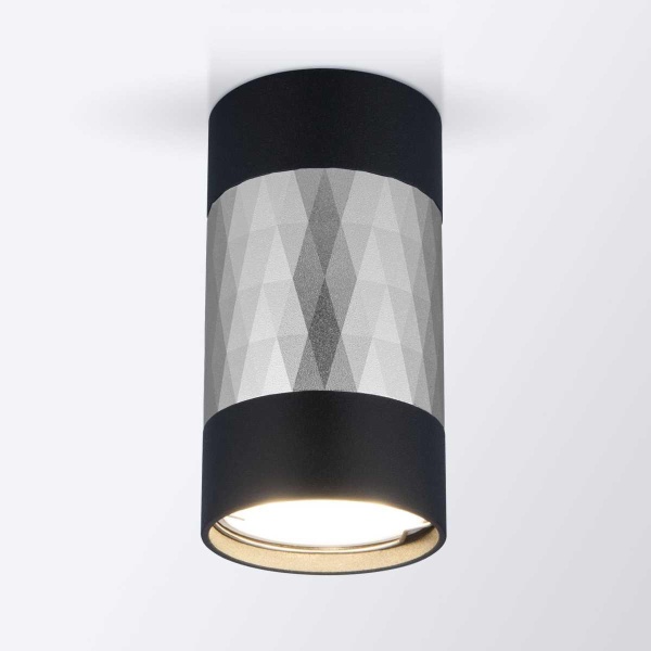 Потолочный светильник Elektrostandard Mizar DLN110 GU10 черный/серебро a047745