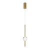 Подвесной светодиодный светильник Indigo Ciondolo 11066/1P Brass V000170L