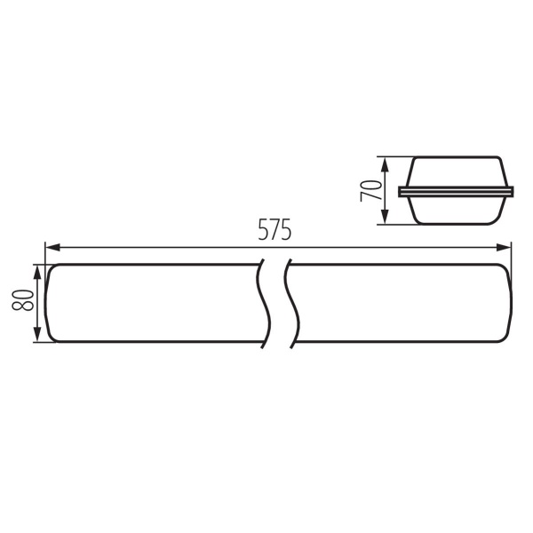 Линейный светильник Kanlux MAH LED HI 19W-NW RYF 22606