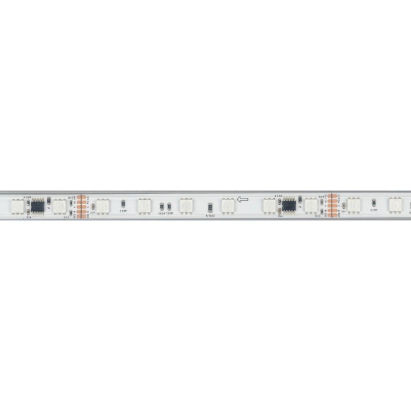 Светодиодная лента герметичная Arlight 14W/m 60LED/m 5060SMD разноцветный 5М DMX-PS-B60-12mm 24V 039182