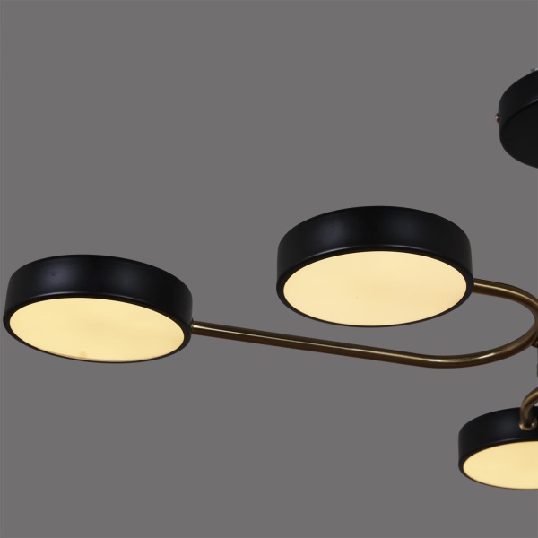 Светильник потолочный Reluce 03325-0.3-06 BK+COPPER