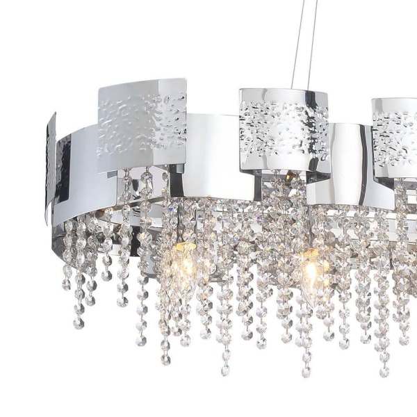 Подвесная люстра Lumien Hall Бритта 3006/6PL-CLCR