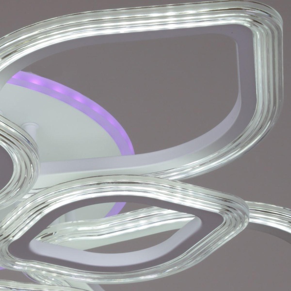 Потолочная светодиодная люстра Reluce 09827-3.3-5+5A WH (RGB)