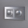 Рамка на 2 поста Werkel Aluminium алюминий W0021706 4690389158032