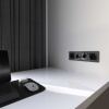 Накладка для розетки USB Werkel черный акрил W1179548 14690389197786