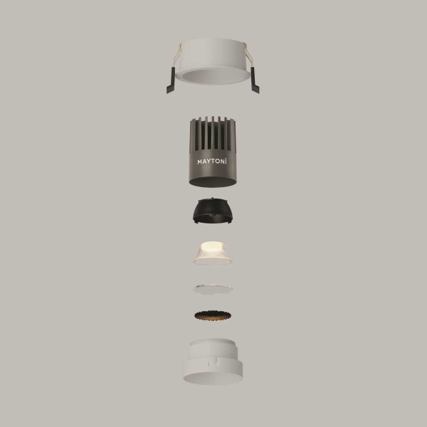 Встраиваемый светильник Maytoni Technical DL115-10W-3K-W