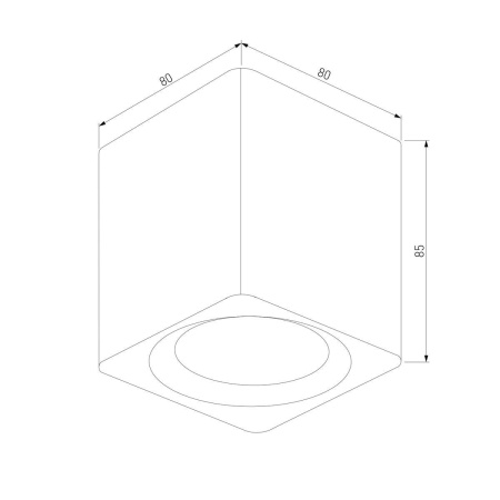 Потолочный светодиодный светильник Elektrostandard Matrix 25051/LED a065286