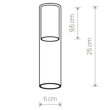 Плафон Nowodvorski Cameleon Cylinder M 8543