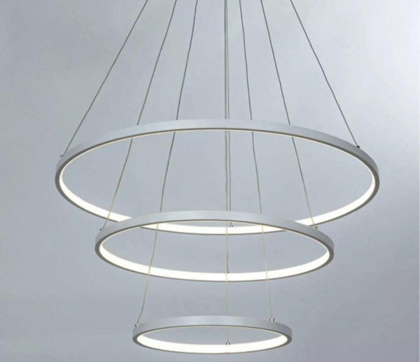 Люстра подвесная Alfa Light F0424-13 400+600+800mm gray