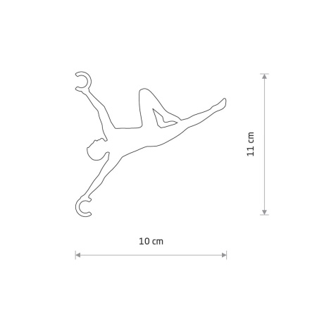Держатель провода Nowodvorski Acrobat Umbra Gray 11797