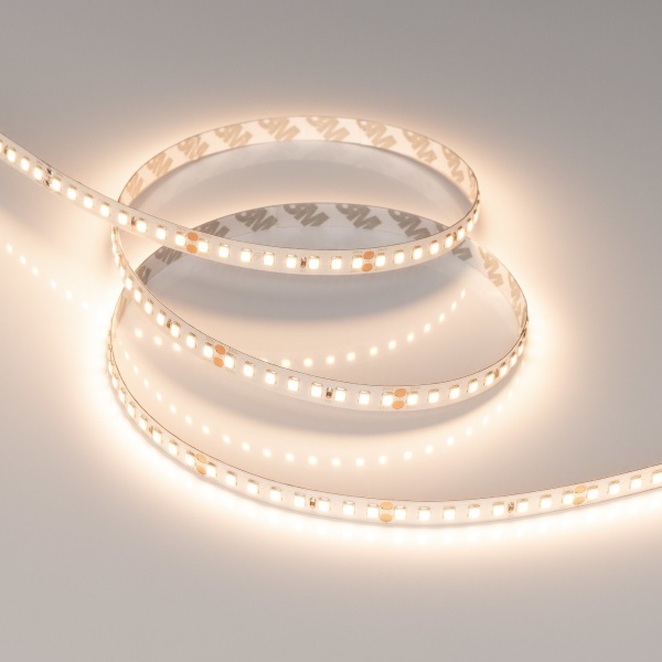 Светодиодная лента Arlight 12W/m 160LED/m 2835SMD теплый белый 5M UL-A160-8mm 24V Warm3000 040011