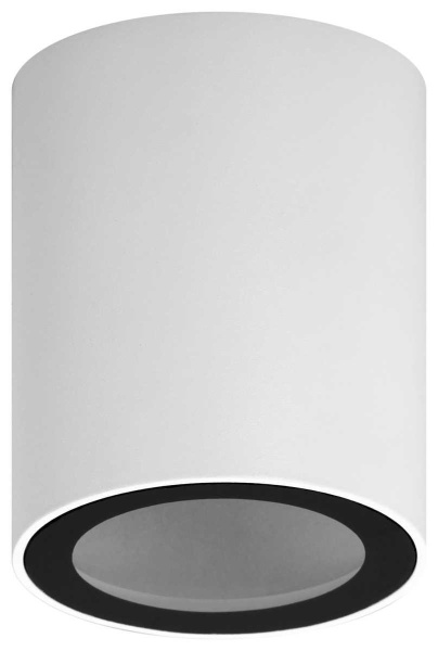Накладной светильник ЭРА OL48 WH/BK MR16 GU10 IP44 черный белый Б0059799