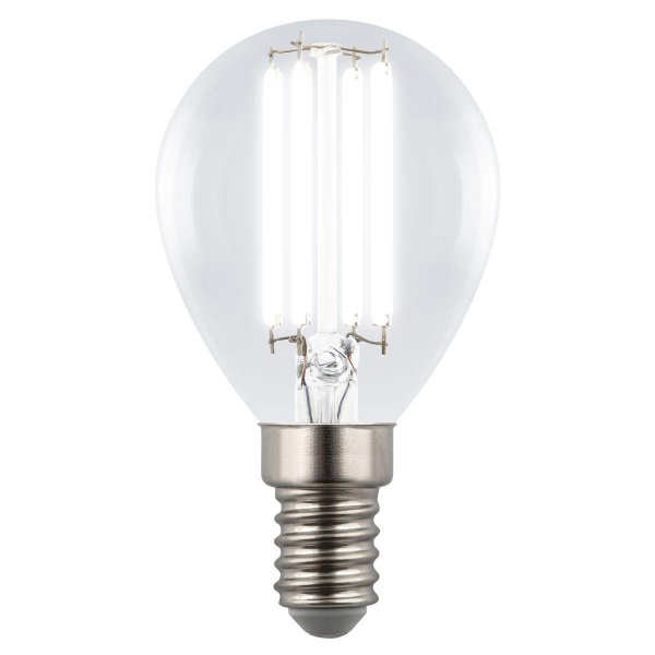 Лампа светодиодная Uniel E14 4W 4000K прозрачная LED-G45-4W/4000K/E14/CL GLY01TR UL-00011939