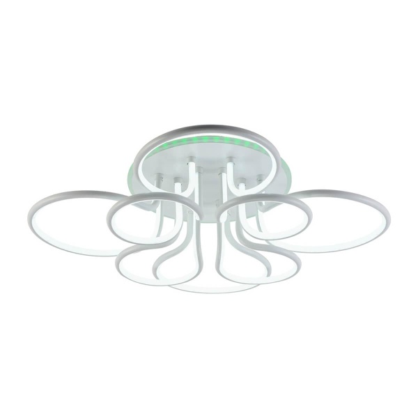 Потолочная светодиодная люстра Profit Light 6005/4+4A WHT