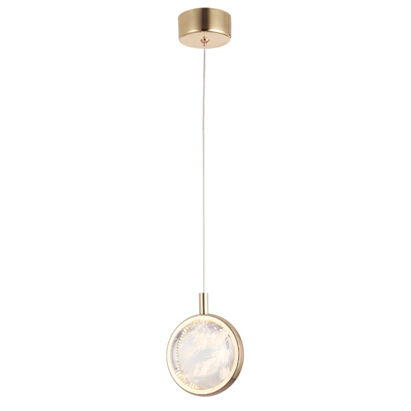 Подвесной светодиодный светильник Crystal Lux Cielo SP6W Led Gold