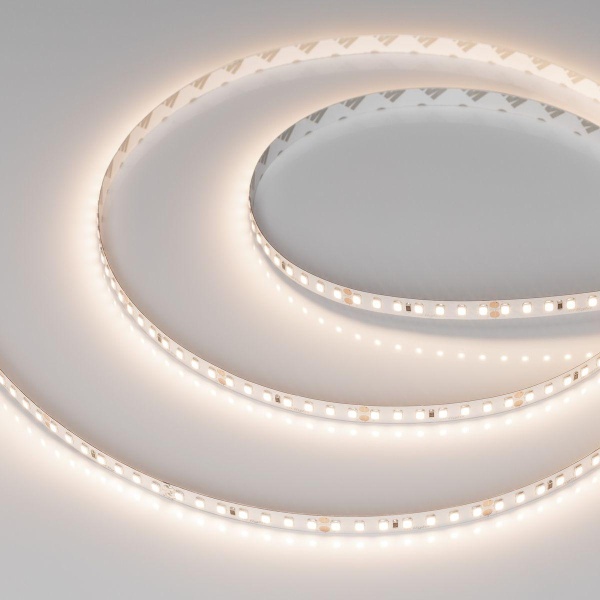 Светодиодная лента Arlight 5W/m 140Led/m 2835SMD теплый белый 5M UL-A140-8mm 24V Warm3500 046980