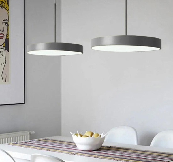 Подвесной светодиодный светильник Imperium Loft Turna One D40 Gray 183488-26