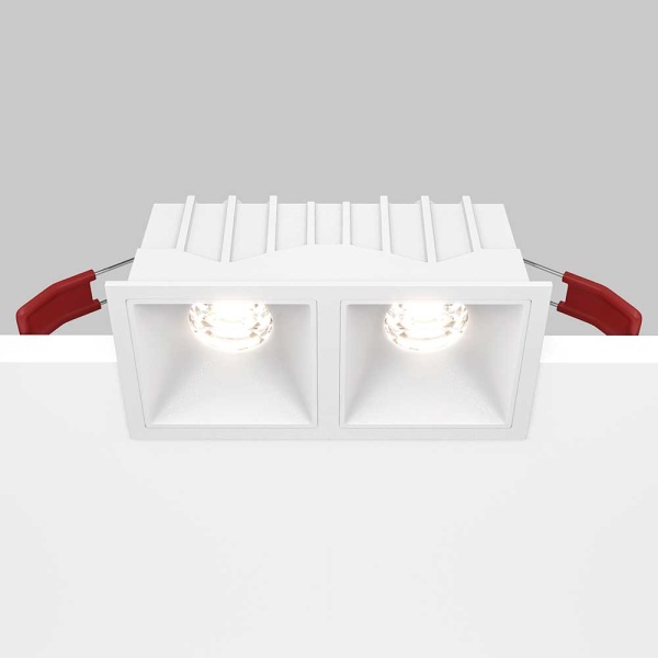 Встраиваемый светильник Maytoni Alfa LED DL043-02-10W4K-SQ-W