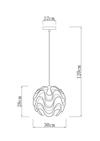 Подвесной светильник Moderli Flake V11011-P