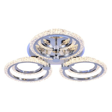 Потолочная светодиодная люстра Profit Light 18027/3+3 CHR