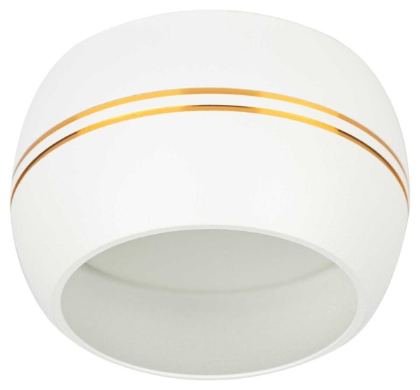 Накладной светильник ЭРА OL13 GX53 WH/GD Б0049037